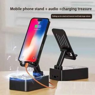 Mobile Phone Holder, Powerbank, Bluetooth Speaker